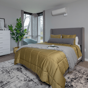 Carpeting in bedrooms